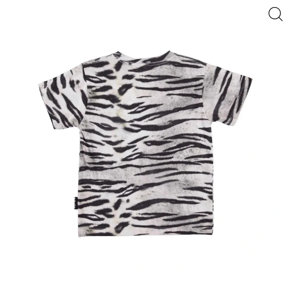 Molo Zebra Stripe Short Sleeve Tee - Black and White AND MATCHING BOTTOMS